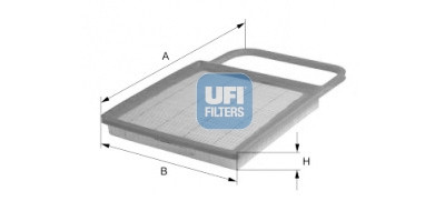 Filtro aria UFI 30.196.00