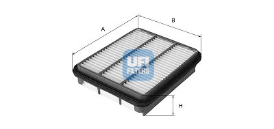 Filtro aria UFI 30.222.00