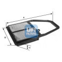 Filtro aria UFI 30.228.00