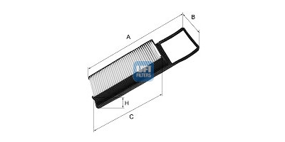 Filtro aria UFI 30.232.00