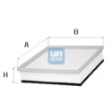 Filtro aria UFI 30.254.00