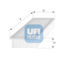 Filtro aria UFI 30.257.00