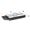 Filtro aria UFI 30.276.00