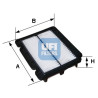 Filtro aria UFI 30.279.00
