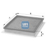 Filtro aria UFI 30.406.00