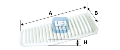 Filtro aria UFI 30.453.00