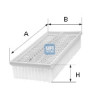 Filtro aria UFI 30.498.00