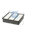 Filtro aria UFI 30.539.00