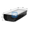Filtro aria UFI 30.655.00