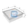 Filtro aria UFI 30.677.00