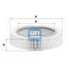 Filtro aria UFI 30.917.01