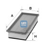 Filtro aria UFI 30.A25.00
