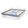 Filtro aria UFI 30.A41.00