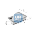 Filtro aria UFI 30.A46.00