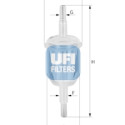Filtro carburante UFI 31.012.00