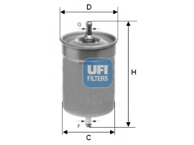 Filtro carburante UFI 31.500.00