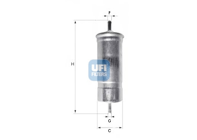 Filtro carburante UFI 31.508.00
