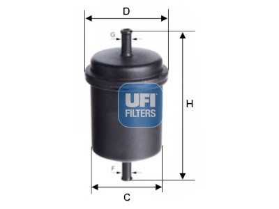 Filtro carburante UFI 31.512.00