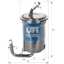 Filtro carburante UFI 31.519.00