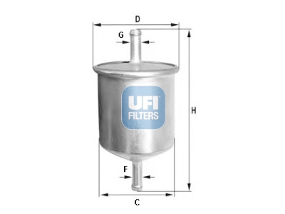 Filtro carburante UFI 31.529.00