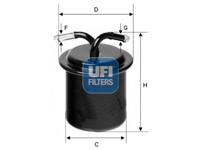 Filtro carburante UFI 31.541.00