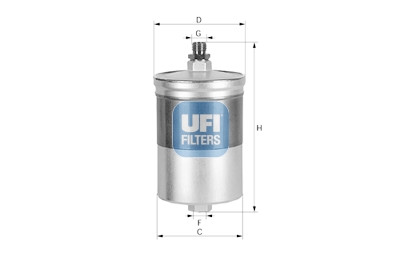 Filtro carburante UFI 31.563.00