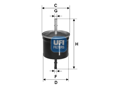 Filtro carburante UFI 31.624.00