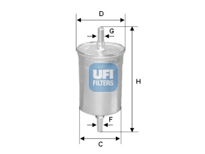 Filtro carburante UFI 31.740.03
