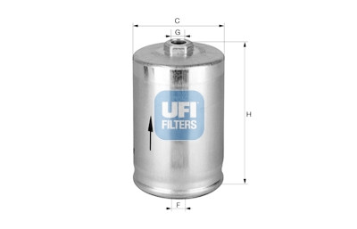 Filtro carburante UFI 31.748.00