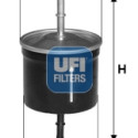 Filtro carburante UFI 31.811.00