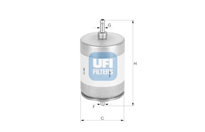 Filtro carburante UFI 31.817.00