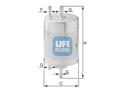 Filtro carburante UFI 31.841.00