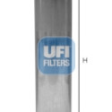 Filtro carburante UFI 31.852.00