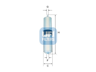 Filtro carburante UFI 31.857.04