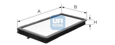 Filtro aria abitacolo UFI 53.046.00