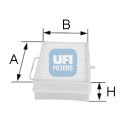 Filtro aria abitacolo UFI 53.066.00