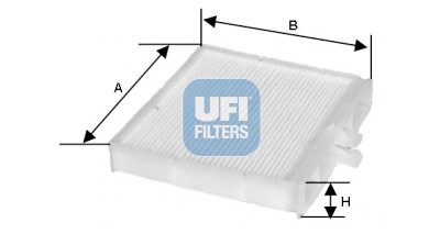 Filtro aria abitacolo UFI 53.090.00