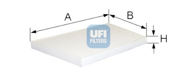 Filtro aria abitacolo UFI 53.094.00