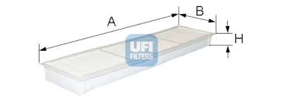 Filtro aria abitacolo UFI 53.101.00