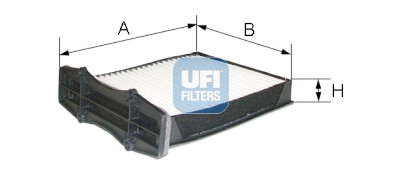 Filtro aria abitacolo UFI 53.105.00