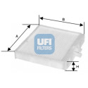 Filtro aria abitacolo UFI 53.106.00