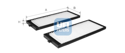 Filtro aria abitacolo UFI 53.119.00