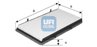 Filtro aria abitacolo UFI 53.131.00