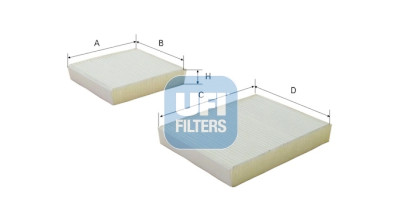 Filtro aria abitacolo UFI 53.143.00