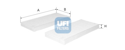 Filtro aria abitacolo UFI 53.154.00