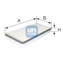 Filtro aria abitacolo UFI 53.162.00