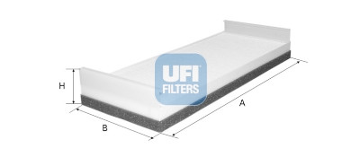 Filtro aria abitacolo UFI 53.165.00
