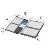 Filtro aria abitacolo UFI 53.197.00