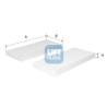 Filtro aria abitacolo UFI 53.228.00