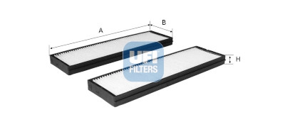 Filtro aria abitacolo UFI 53.255.00
